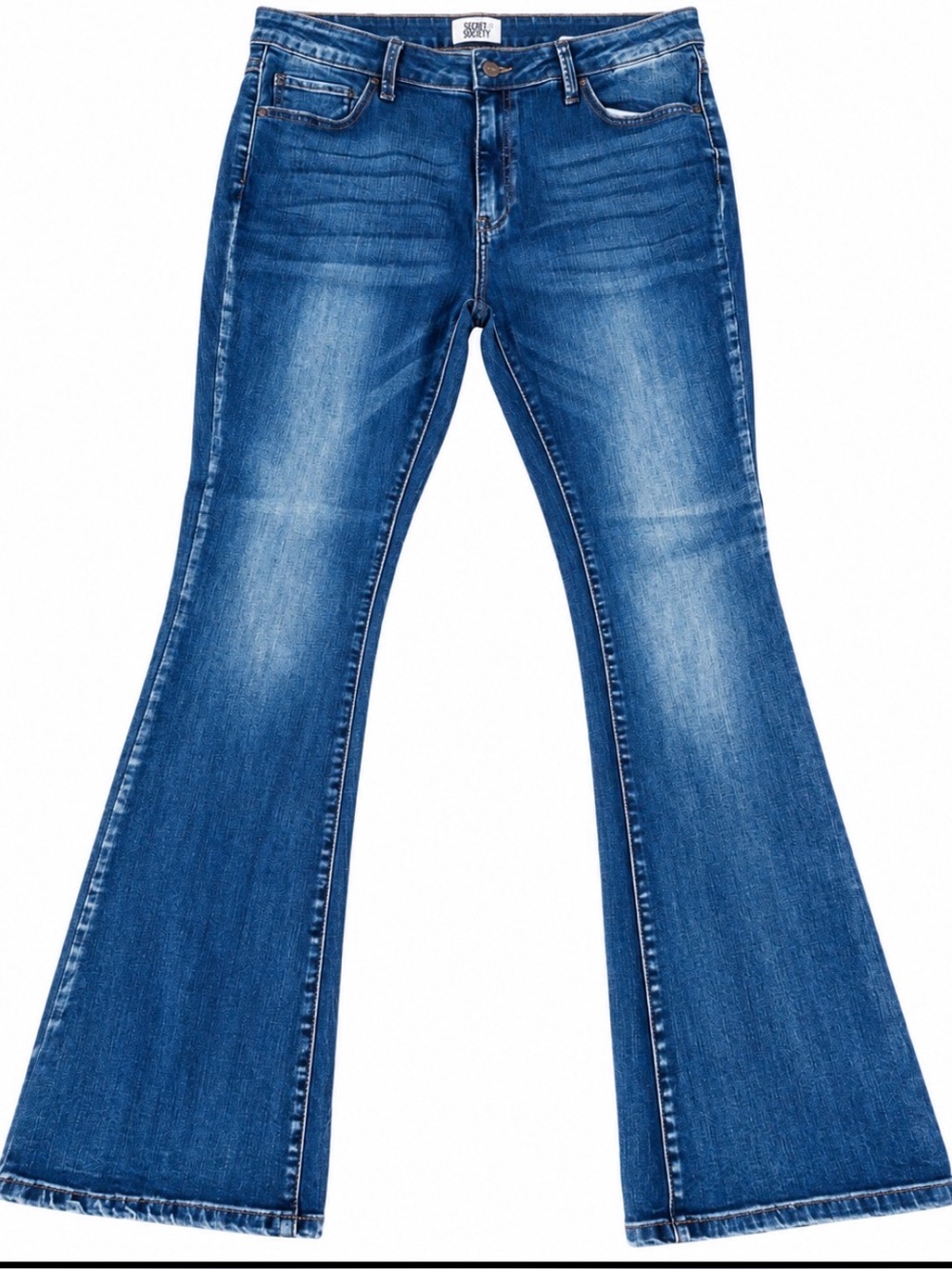 Simple Society Bootcut Jean Blue Denim - Picture 2 of 9